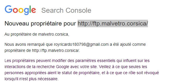 New owner for ftp.malvetro.corsica